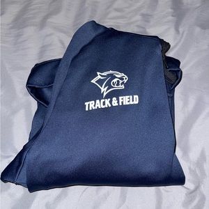 Navy Blue UNH Track & Field Hoodie